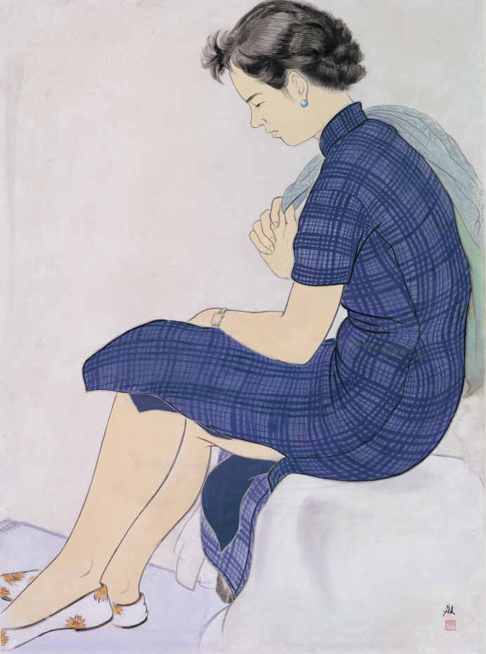 〈默想〉畫作圖片